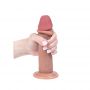 Dildo silikonowe realistyczne z ruchomą osłonką Fantasy 18 cm - 3