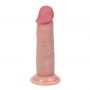Dildo silikonowe realistyczne z ruchomą osłonką Fantasy 18 cm - 11