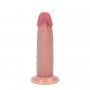 Dildo silikonowe realistyczne z ruchomą osłonką Fantasy 18 cm - 6