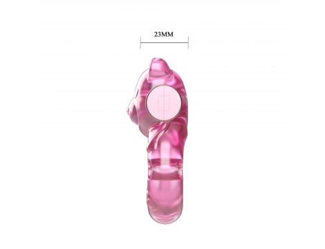Vibrating Bear Cock Ring – Pink - 6