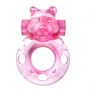 Vibrating Bear Cock Ring – Pink - 4