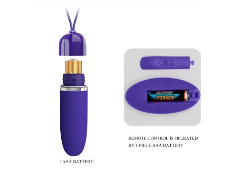 Wibrator mini Pretty Love Darlene pilot bezprzewodowy 12 funkcji - 4