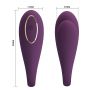 PRETTY LOVE - August, Mobile APP Long-distance Control 12 vibration functions, ABS Silicone, USB rechargeable - 11