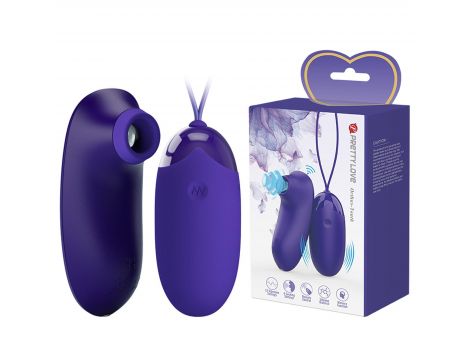 Fioletowe silikonowe jajeczko wibrujące Pretty Love Orthus Youth USB - 4