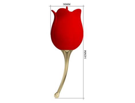 PRETTY LOVE - Rose Lover, 12 vibration functions 12 licking settings - 7