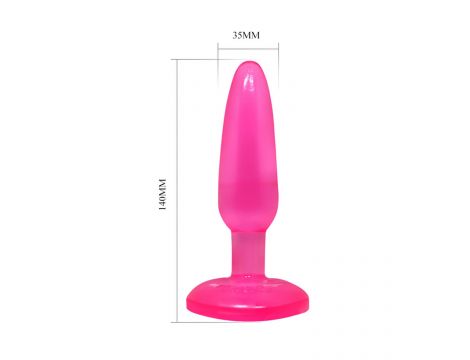 BAILE- BUTT PLUG PINK / RED - 2