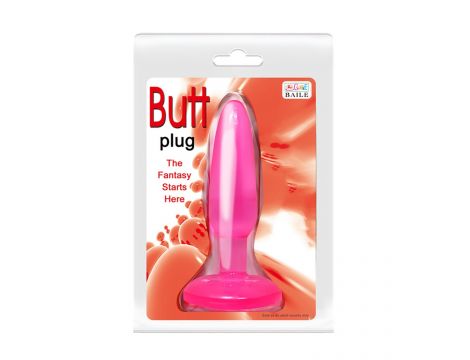 BAILE- BUTT PLUG PINK / RED - 5