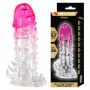 Przedłużka penisa Wilford Pretty Love 13,5 cm wodoodporna z analnym - 3