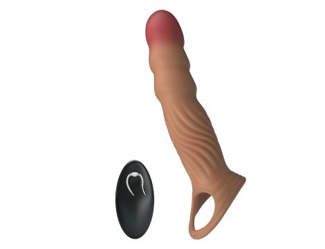Pretty Love Vibrating Penis Sleeve Extender - 3