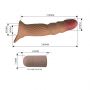 Pretty Love Vibrating Penis Sleeve Extender - 8