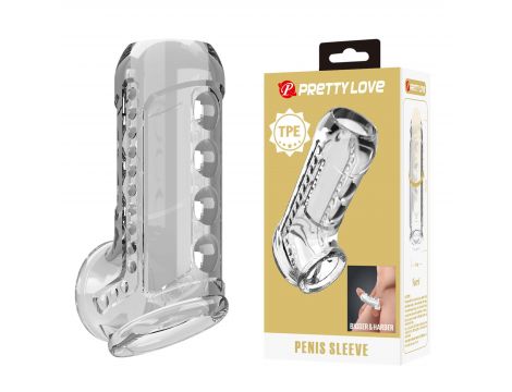Pretty Love Penis Sleeve – Clear Long - 3