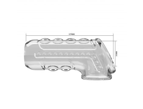 Pretty Love Penis Sleeve – Clear Long - 6