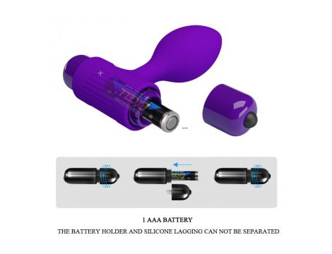 PRETTY LOVE -Vibra Butt Plug Purple - 7