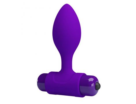 PRETTY LOVE -Vibra Butt Plug Purple - 8