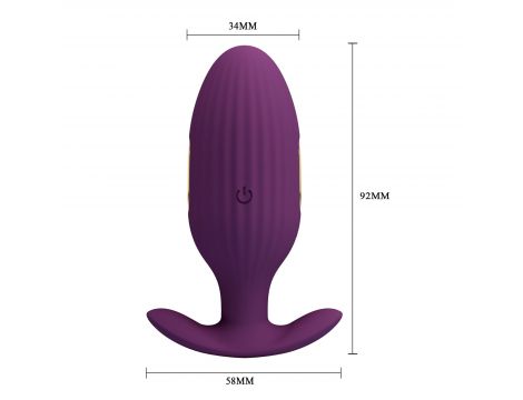 PRETTY LOVE - Jefferson, 12 vibration functions 3 electric shock functions Mobile APP Long-distance Control - 5