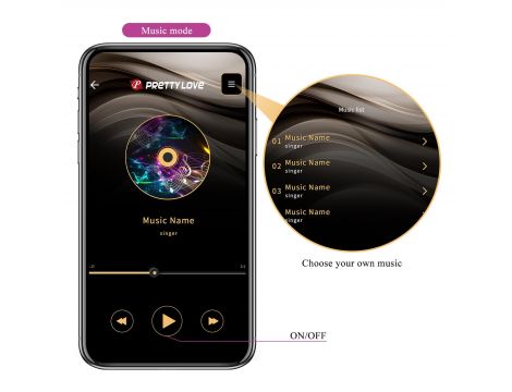 PRETTY LOVE - Jefferson, 12 vibration functions 3 electric shock functions Mobile APP Long-distance Control - 15