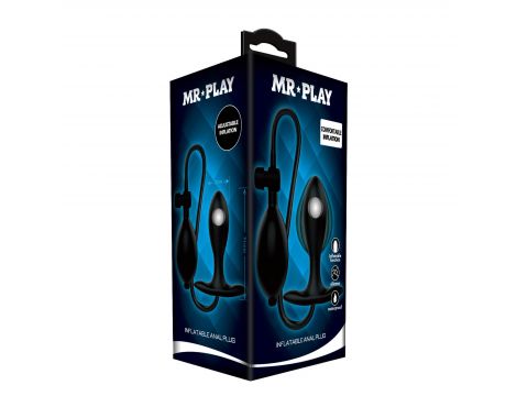 Pompowany korek analny Mr. Play silikonowy - 8