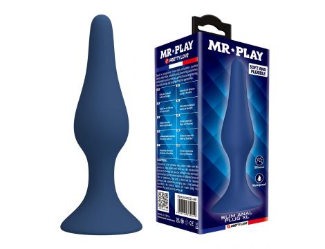 Korek analny silikonowy slim XL Mr. Play - 3