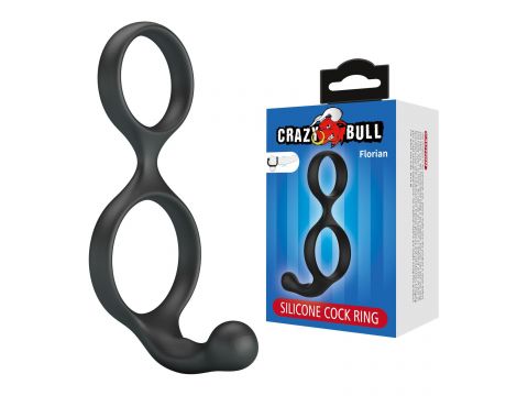 Pierścień erekcyjny silikonowy miękki elastyczny Crazy Bull Florian - 4
