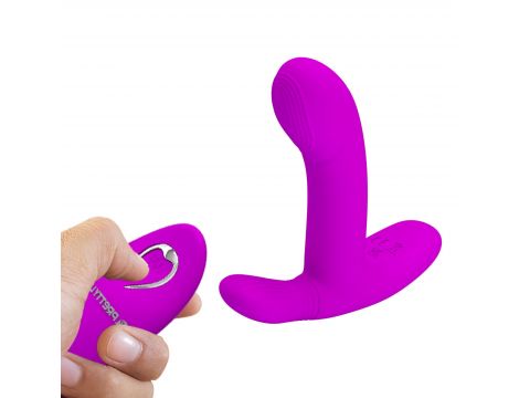 PRETTY LOVE - Geri Purple, 12 vibration functions 3 licking settings Wireless remote control - 4