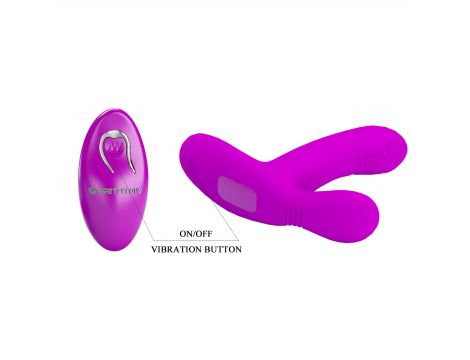PRETTY LOVE - Geri Purple, 12 vibration functions 3 licking settings Wireless remote control - 5
