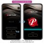 PRETTY LOVE - Fisherman Purple, 12 vibration functions Mobile APP remote control - 12