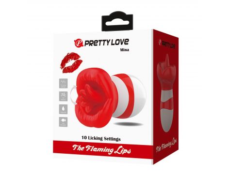 Stymulator łechtaczki Pretty Love Mina liżący 10 trybów - 9
