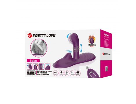 Pretty Love Luka – Podgrzewany Wibrator-Siedzisko - 8