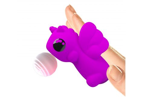 Wibrator na palec Magic Unicorn Pretty Love 10 stukających - 4