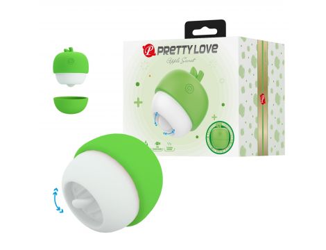 Stymulator łechtaczki liżący Pretty Love Apple Secret silikonowy 12 trybów - 6