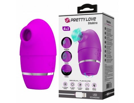 Stymulator łechtaczki Pretty Love Shakira silikonowy USB - 4