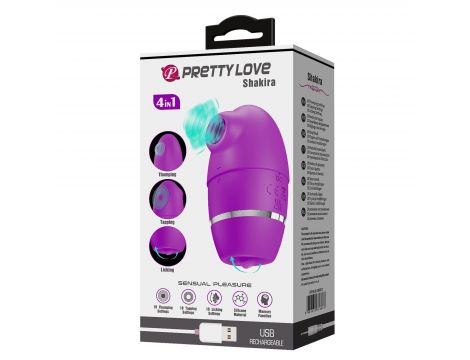 Stymulator łechtaczki Pretty Love Shakira silikonowy USB