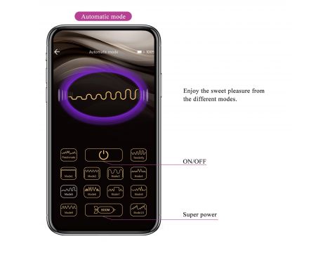 Jajeczko wibrujące Kaila sterowane aplikacją Pretty Love - 13