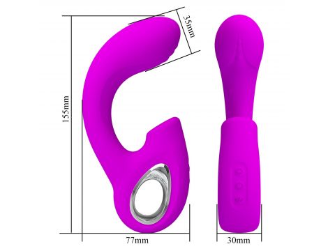 Stymulator łechtaczki Sibel Pretty Love silikonowy USB - 10
