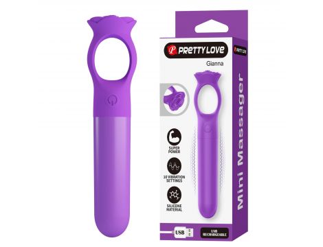 Stymulator łechtaczki silikonowy Pretty Love Gianna mini USB