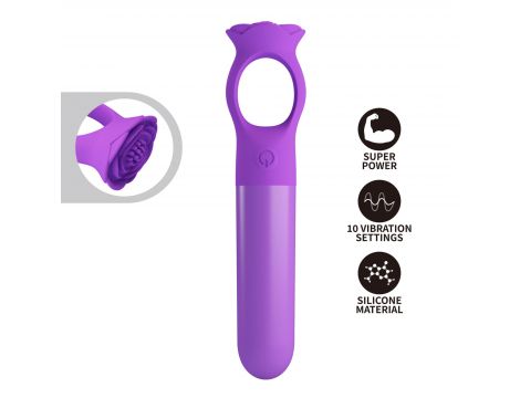 Stymulator łechtaczki silikonowy Pretty Love Gianna mini USB - 2