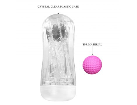 Masturbator próżniowy Pretty Love TPE wodoodporny - 6