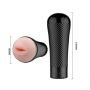 Masturbator wibrujący Baile Love Kiss usta CyberSkin 23 cm AAA - 7