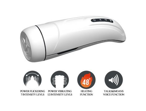 PRETTY LOVE - MARISSA, 12 vibration functions Heating temperature up to 48? Sex talk Memory function 7 licking modes