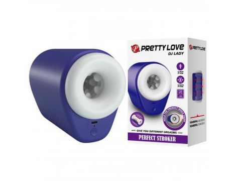 Masturbator Pretty Love Dj Lady z wibracją i ściskaniem - 5