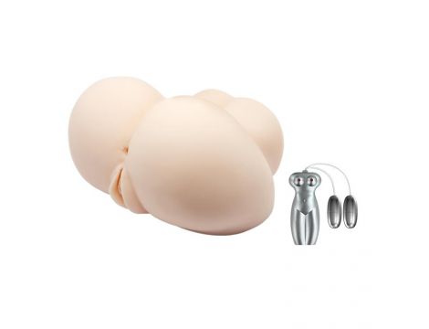 Masturbator wibrujący Baile miąższowy 3 baterie AAA - 9