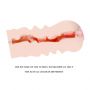 Masturbator wagina 3D Baile z wibrującym jajkiem - 5
