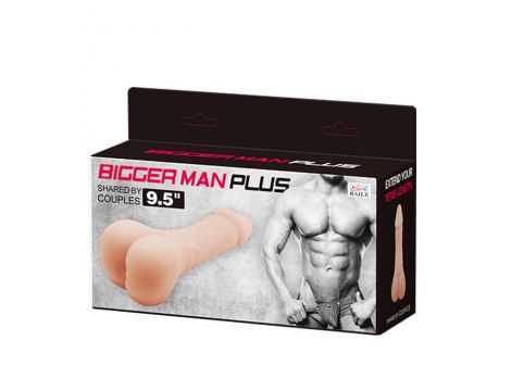 Masturbator Baile Bigger Man Plus TPR cielisty 9,5'' - 3