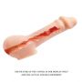 Masturbator Baile Bigger Man Plus TPR cielisty 9,5'' - 2