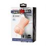 Masturbator wagina Crazy Bull z wibracją na baterie AAA - 12