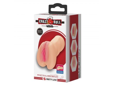 Masturbator podwójny Crazy Bull Caroline TPR - 12