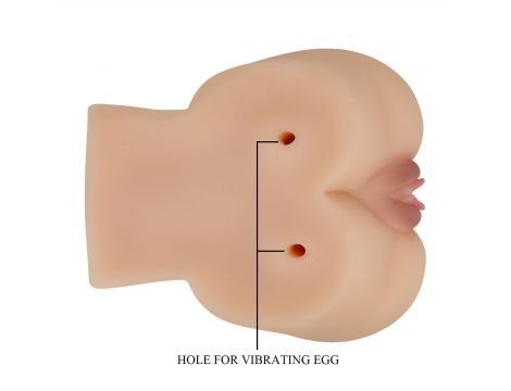 CRAZY BULL - Kylie, Vibration Double holes  TPR ABS - 6