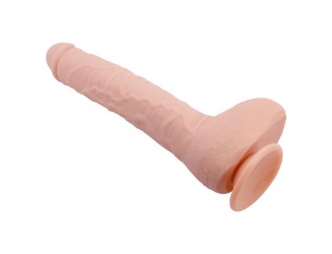Dildo z cyberskóry Baile Beautiful DICK 11 cali cieliste - 5