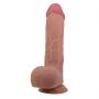 Dildo realistyczne Baile Sliding Skin 9,2 cala TPR z przyssawką - 5