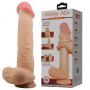 Dildo realistyczne Baile Sliding Skin 10,2'' TPR z przyssawką giętkie - 2